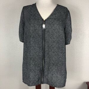 NWT Michael Kors Zipper Top Size Medium